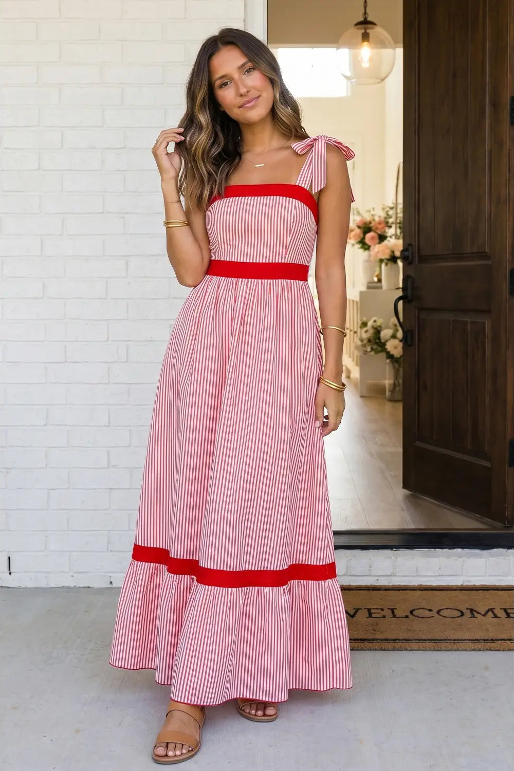 Scarlett Stripe Maxi Dress